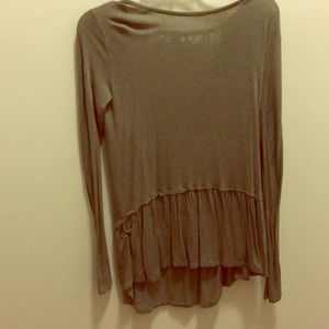 Olive green long sleeved shirt